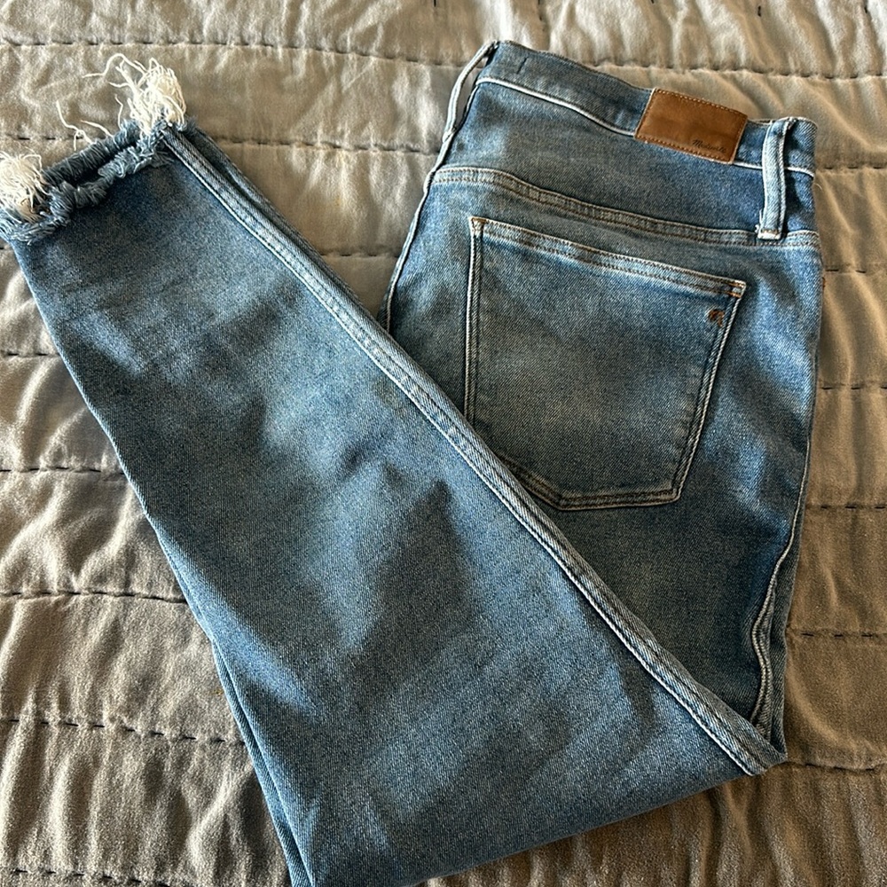 Madewell 10” high rise skinny